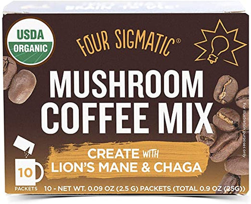 Mélange de café et champignons avec crinière de lion - Four Sigmatic