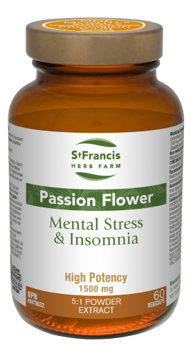 Passiflore contre le stress mental et les insomnie - St Francis Herb Farm