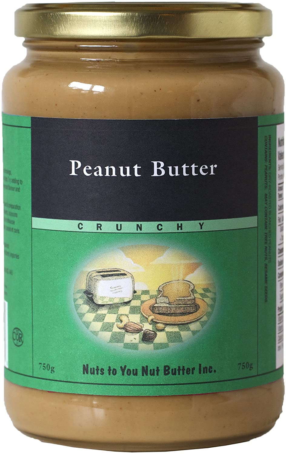 Beurre d’arachide croquant - Nuts to You Nut Butter
