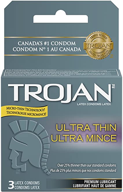 Préservatifs Ultra minces en latex - Trojan