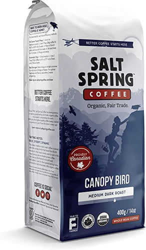 Café oiseau des bois torréfaction moyenne foncée - Salt Spring
