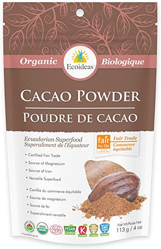 Poudre de cacao bio - Ecoideas