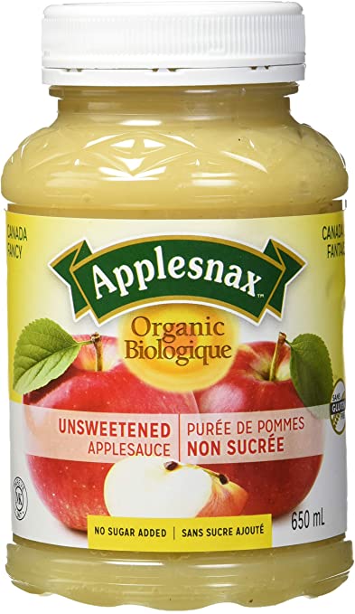 Purée de pommes non sucrée bio - Applesnax