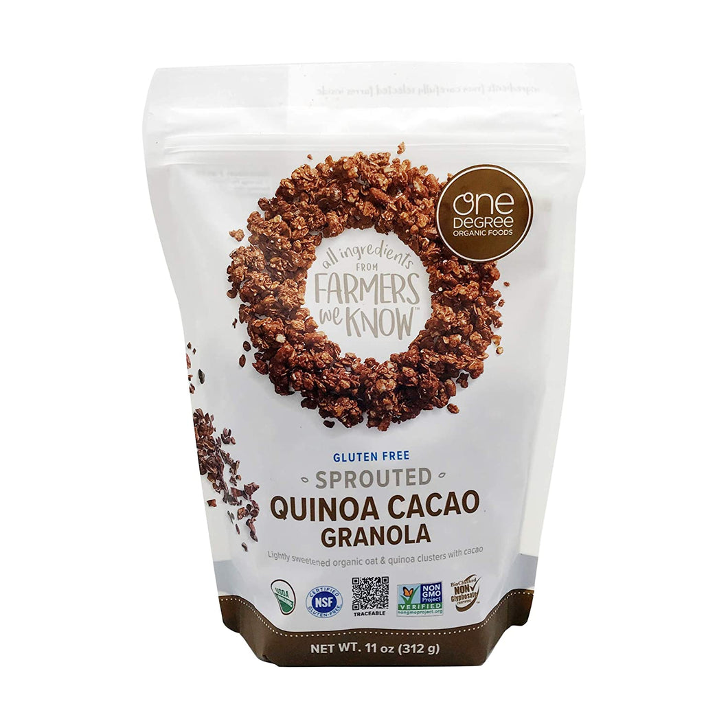 Granola de quinoa et cacao - One Degree Organic Foods