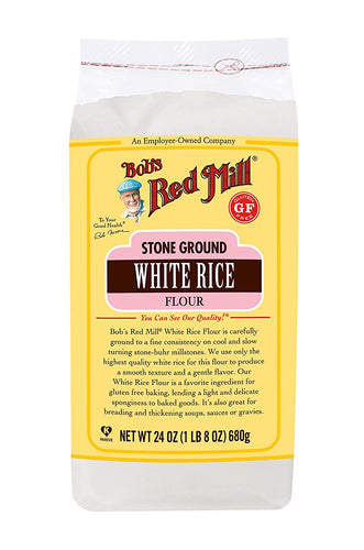 Farine de riz blanc bio moulue sur pierre - Bob’s Red Mill