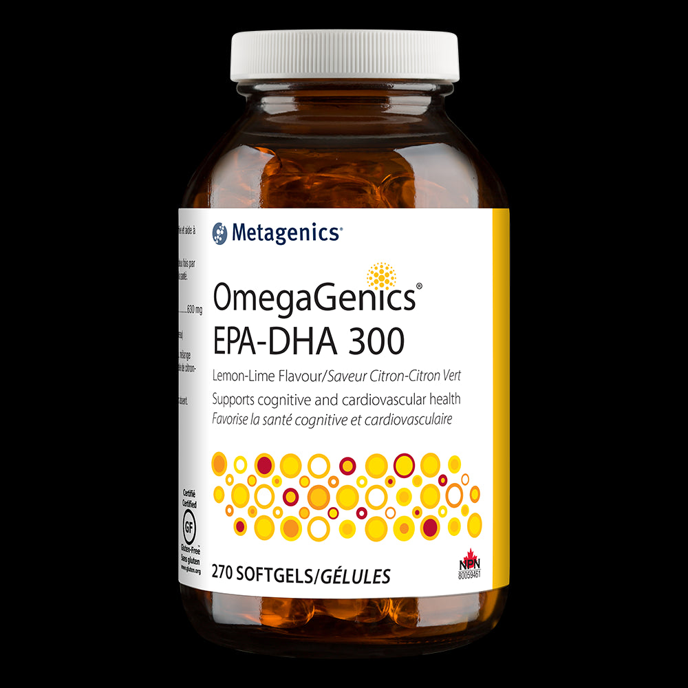 OmegaGenics EPA-DHA 300 support cognitif et cardiovasculaire - Metagenics