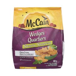 Frites extra croustillantes en quartiers surgelées - McCain