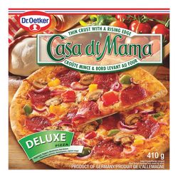 Pizza deluxe à croûte mince surgelée, Casa Di Mama - Dr. Oetker