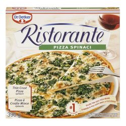 Pizza à croûte mince aux épinards surgelée, Ristorante - Dr. Oetker