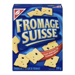 Craquelins à saveur de fromage suisse - Christie
