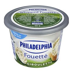 Fromage à la crème à la ciboulette, Fouetté - Philadelphia