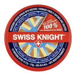 Fromage fondu à tartiner avec gruyère - Swiss Knight