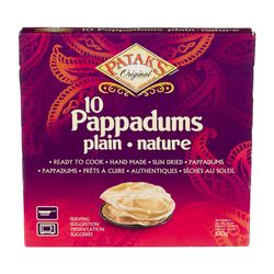 Pappadums nature - Patak's