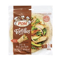 Tortillas de blé entier - Pom