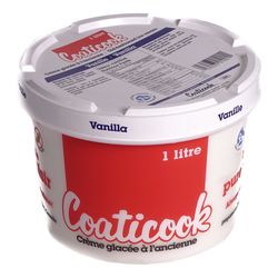 Crème glacée à l'ancienne à saveur de vanille - Coaticook