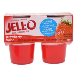 Goûters à la gelée à saveur de fraises - Jell-O