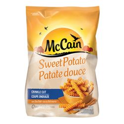 Frites de patate douce coupe ondulée au sel marin surgelées - McCain