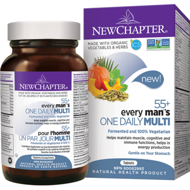Multivitamines pour hommes de 55 et plus - New Chapter