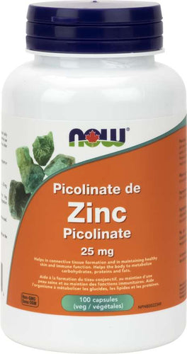 Picolinate de Zinc 25 mg - Now Foods