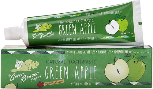 Dentifrice naturel végan à la pomme verte - The Green Beaver Company