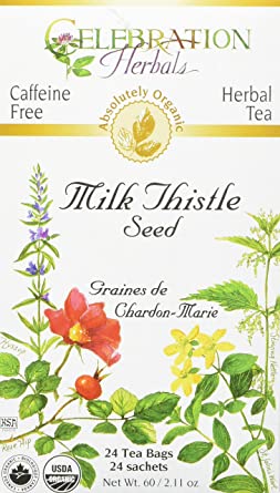 Thé bio sans cafféine aux graines de chardon-Marie - Celebration Herbals