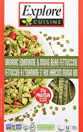 Fetuccine aux edamames et aux haricots mungo bio - Explore Cuisine