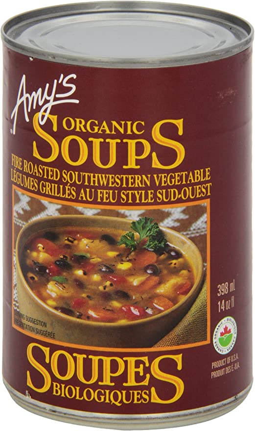 Soupe bio de légumes grillés au feu style sud-ouest - Amy’s