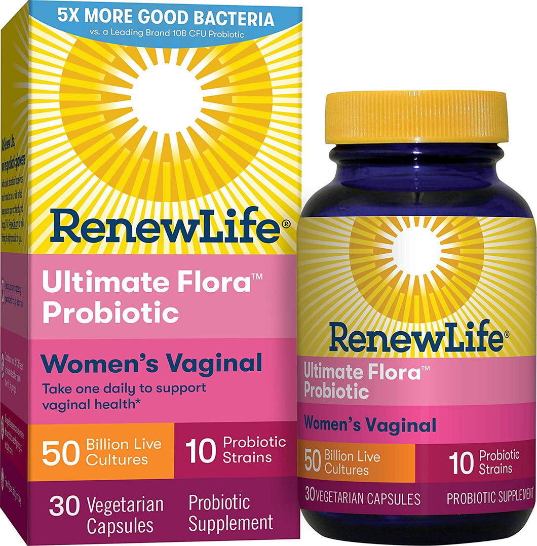 Flore suprême probiotique 50 milliards soutien vaginal - RenewLife