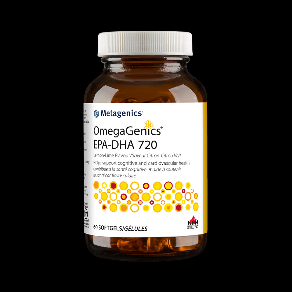 OmegaGenics EPA-DHA 720 support cognitif et cardiovasculaire - Metagenics