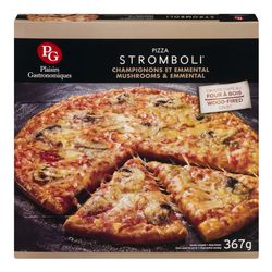 Pizza champignons et emmental  surgelée, Stromboli - Plaisirs Gastronomiques