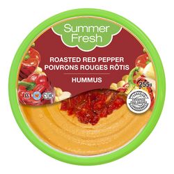 Hummus aux poivrons rouges grillés - Summer Fresh