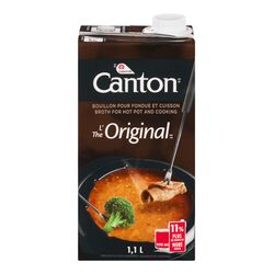 Bouillon original pour fondue et cuisson, Canton - 1,1 L - Lassonde