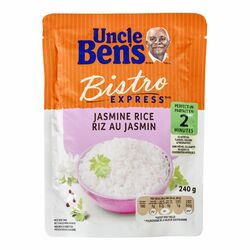 Riz jasmin instantané, Bistro Express - 240 g - Uncle Ben's
