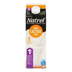 Lait sans lactose 1 % - 1 L - Natrel