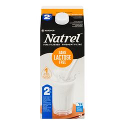 Lait sans lactose 2 % - 2 L - Natrel
