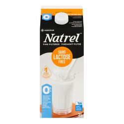 Lait écrémé sans lactose - 2 L - Natrel