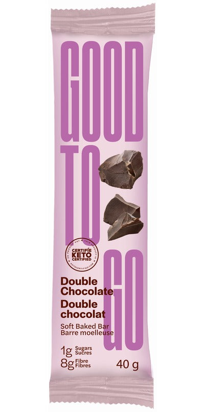 Barre moelleuse double chocolat Keto - Good to Go