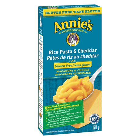 Pâtes de riz au cheddar sans gluten - Annie's Homegrown