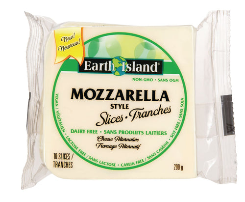 Tranches de fromage alternatif style Mozzzarella 