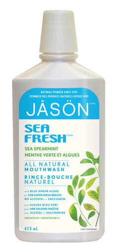 Rince bouche naturel à la menthe verte et algues - Jason