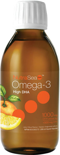 NutraSea Oméga-3 ADH élevé- Saveur d'agrumes juteux - Nature's Way