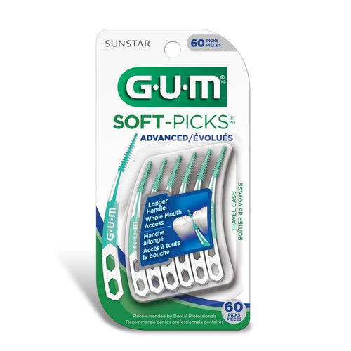 Gum nettoyeurs à dents à manche allongé - Gum