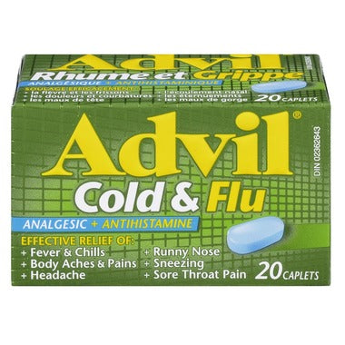 Advil Rhume et Grippe analgésique + antihistaminique - Advil