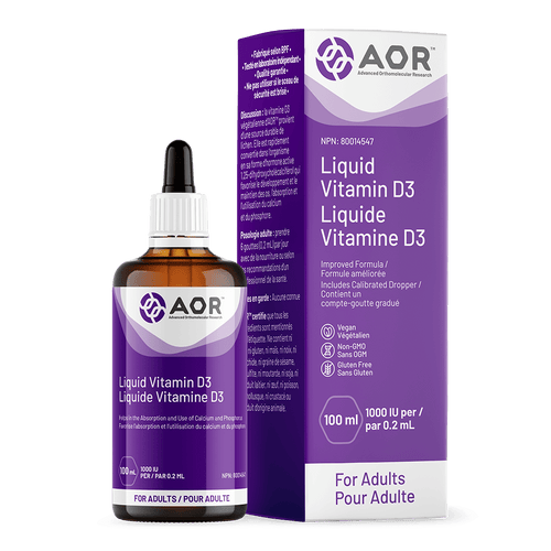 Vitamine D3 Liquide pour adulte - AOR