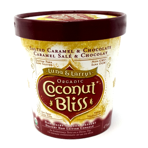 Crème glacée au caramel salé choco - Coconut Bliss