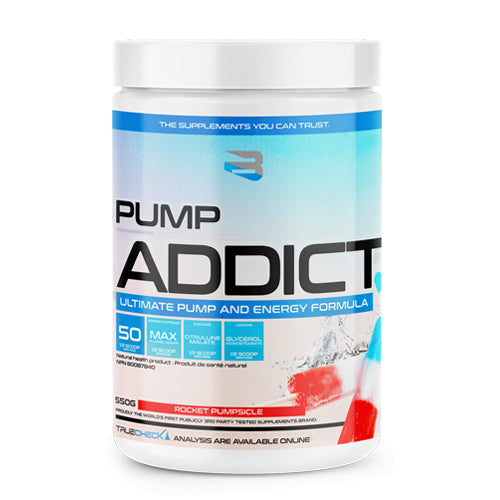 Pump Addict Pré-entraînement sans cafféine - 550 g - Believe Supplements