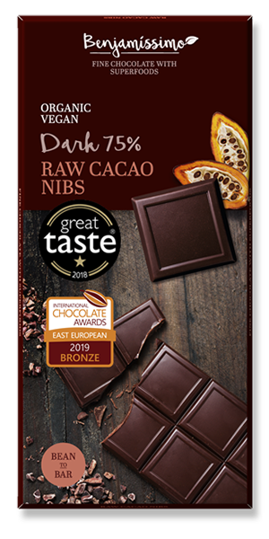 Chocolat 75% de cacao - Benjamissimo