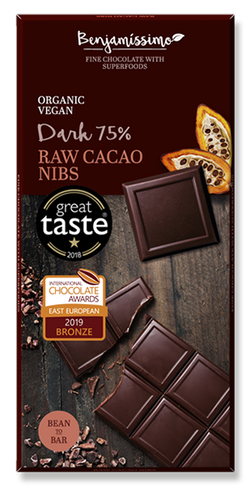 Chocolat 75% de cacao - Benjamissimo