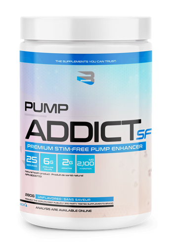 Pump Addict Pré-entraînement sans cafféine - 350 g  - Believe Supplements