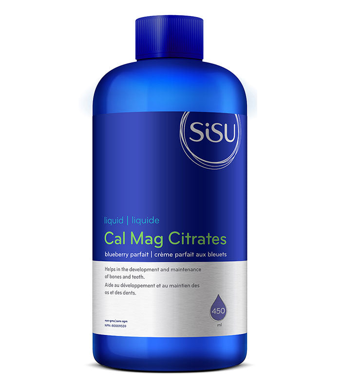 Calcium Magnésium Citrates, crème parfait aux bleuets - SiSu